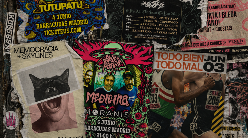 Conciertos del 01 al 7 de junio de 2026
