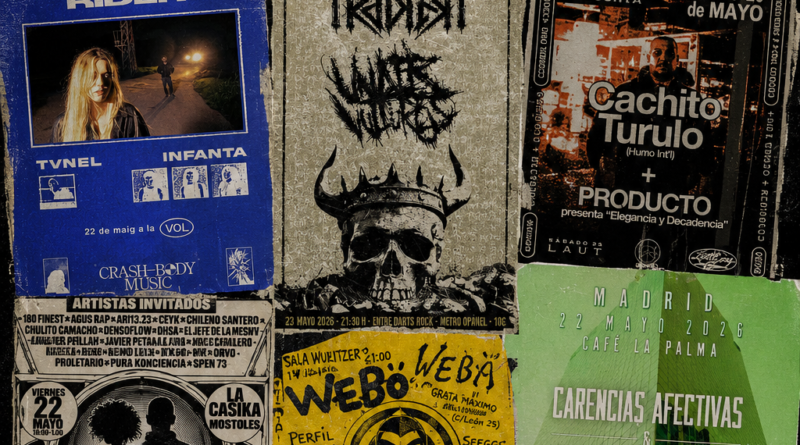 Conciertos del 18 al 24 de mayo 2026