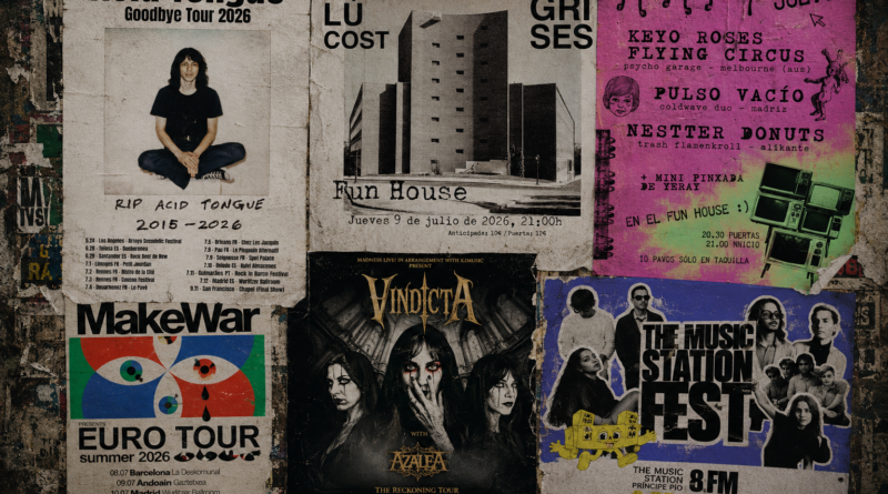 Conciertos del 06 de junio al 13 de julio de 2026