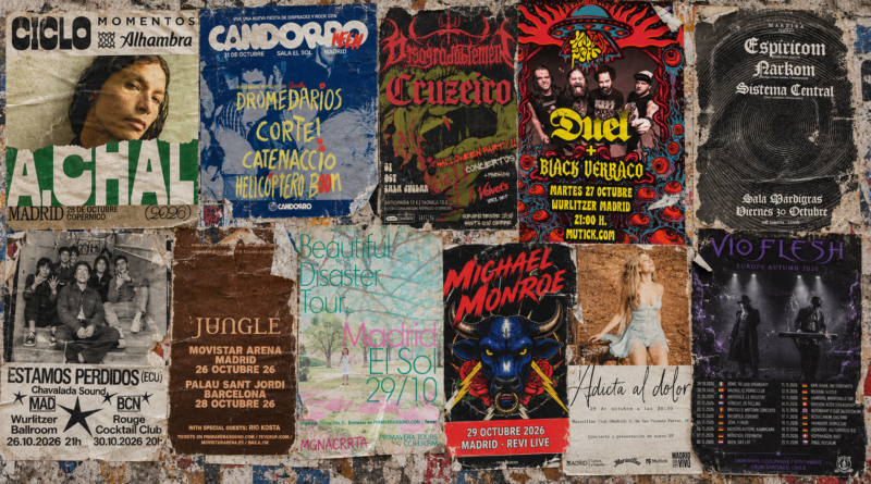 Conciertos del 26 de octubre al 1 de noviembre