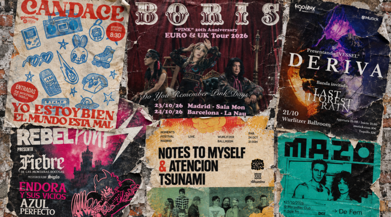 Conciertos del 19 al 25 de octubre de 2026